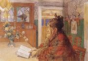 Carl Larsson Karin Readin oil